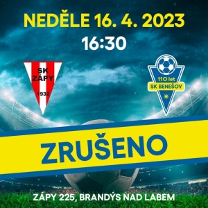 SK ZÁPY - SK Benešov (odloženo)